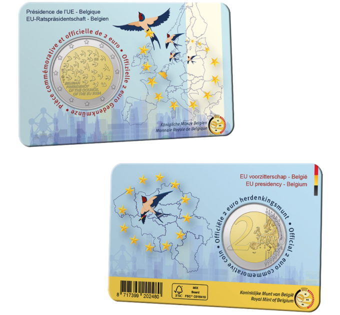 Belgium 2 euro BU 2024 - EU Presidency - FR