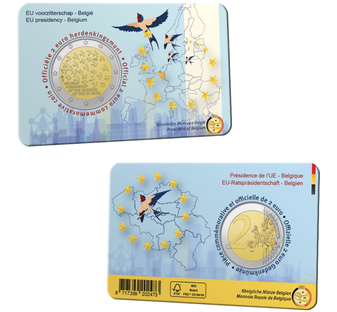 Belgium 2 euro BU 2024 - EU Presidency - NL