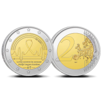 Belgia 2 euro UNC 2024 – Võitlus vähi vastu