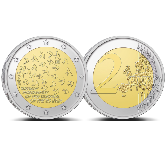 Belgium 2 euro UNC 2024 - EU Presidency