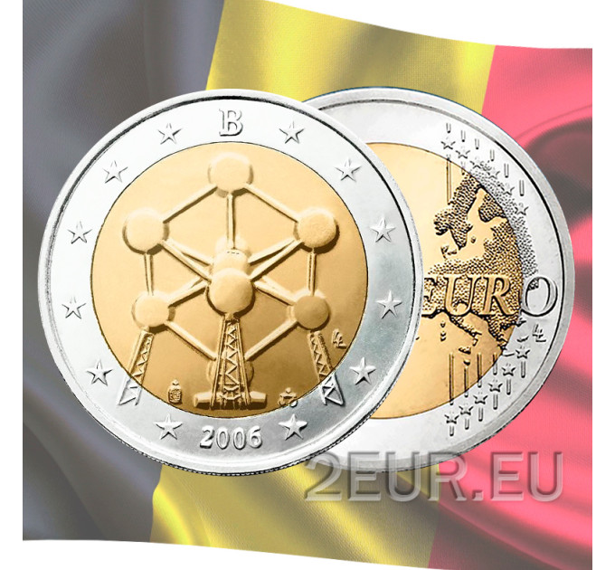 Belgium 2 euro UNC 2006  - Atomium in Brussels