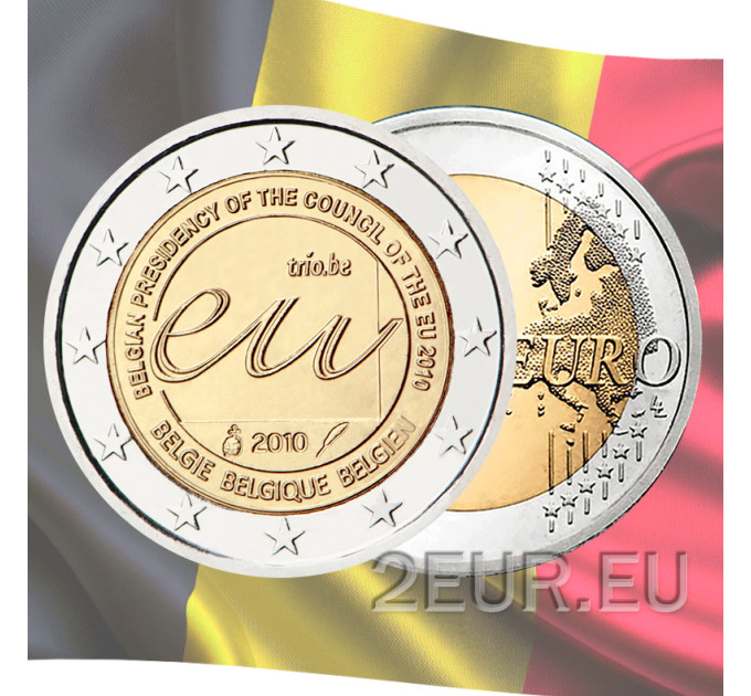 Belgium 2 euro UNC 2010 - EU Presidency