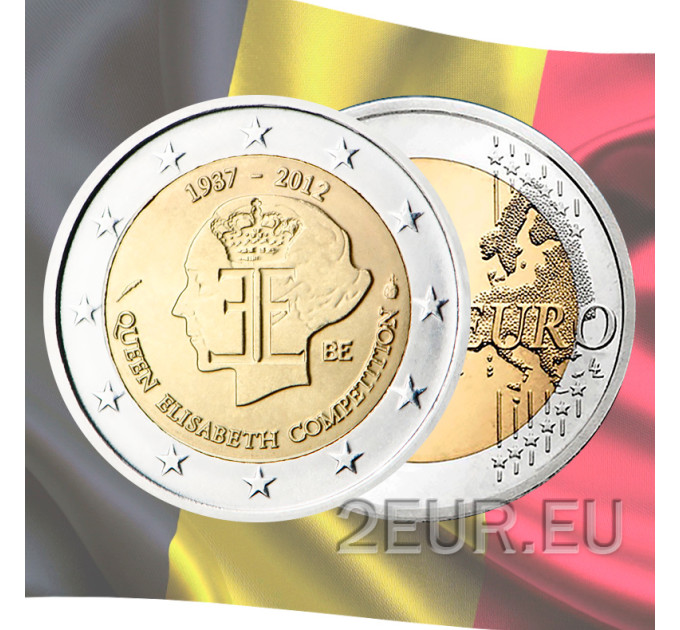 Belgium 2 euro UNC 2012 - 75th Anniversary of the Queen Elisabeth Music Contest