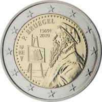 Belgia 2 euro UNC 2019 – Pieter Bruegeli vanema 450. surma-aastapäev 