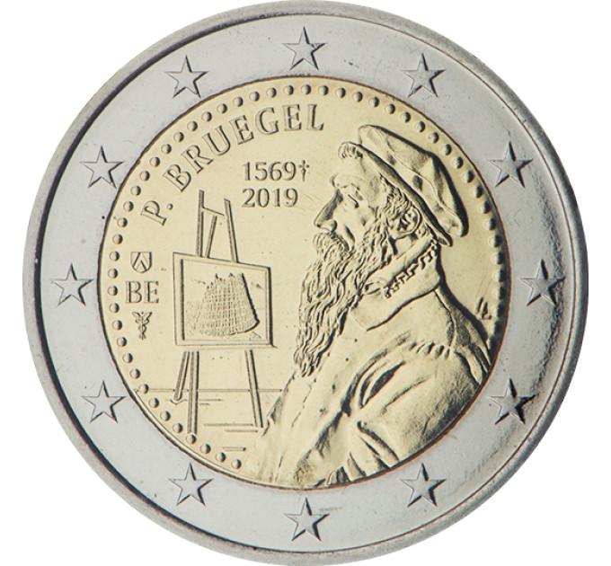 Belgium 2 euro UNC 2019 - 450th Anniversary of the Death of Pieter Bruegel the Elder