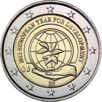 Belgia 2 euro UNC 2015 - Euroopa aasta arenguks 