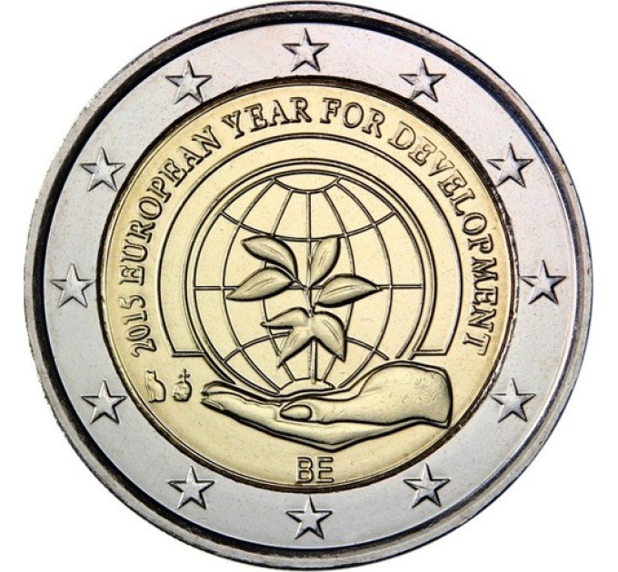 Belgium 2 euro UNC 2015 - European Year for Development