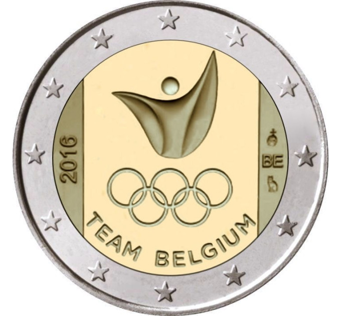Belgium 2 euro UNC 2016 - Summer Olympics Rio de Janeiro