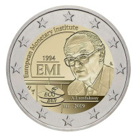 Belgia 2 euro UNC 2019 – Euroopa Rahainstituudi 25. aastapäev