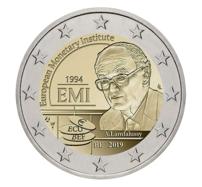 Belgium 2 euro UNC 2019 - 25th Anniversary of the European Monetary Institute