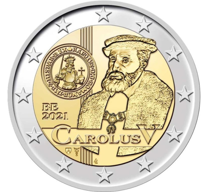 Belgium 2 euro UNC 2021 - 500th anniversary of Charles V