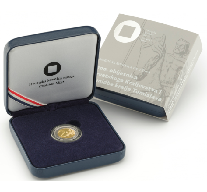 Croatia 2 euro PROOF 2025 - 1100th Anniversary of the Croatian Kingdom and the Coronation of King Tomislav