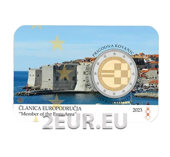 Croatia 2 euro BU 2023 - The Introduction of the Euro as the Official Currency of Croatia