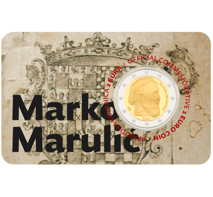 Croatia 2 euro BU 2024 - Marko Marulić