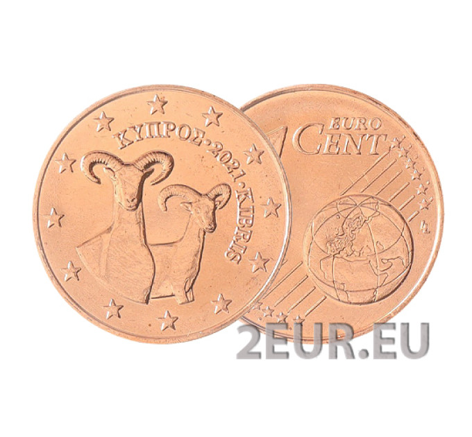 Cyprus 1 cent UNC 2021