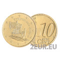 Cyprus 10 cent UNC 2014