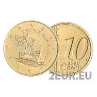 Küpros 10 senti UNC 2020