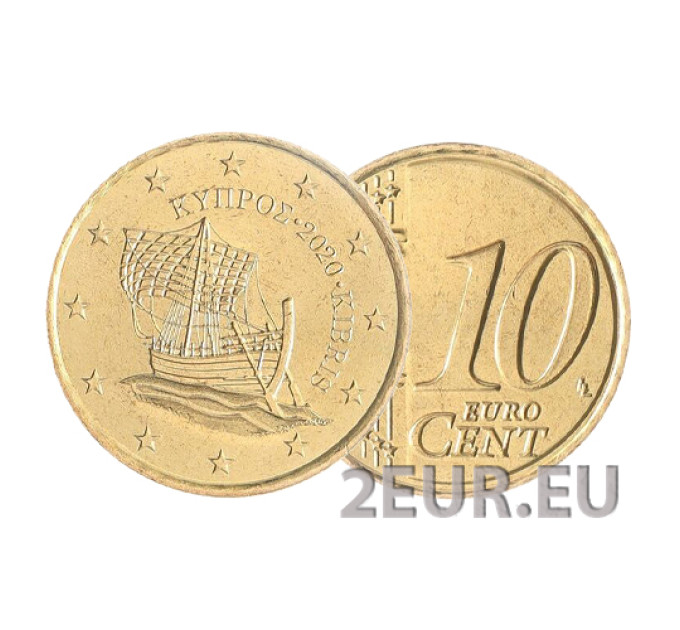Cyprus 10 cent UNC 2020
