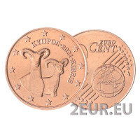 Küpros 5 senti UNC 2021