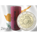 CYPRUS 2 EURO ROLL 2012 - 10 YEARS OF EURO