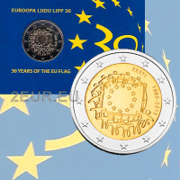  Eesti 2 eurot BU 2015 - 30 aastat EL lippu 