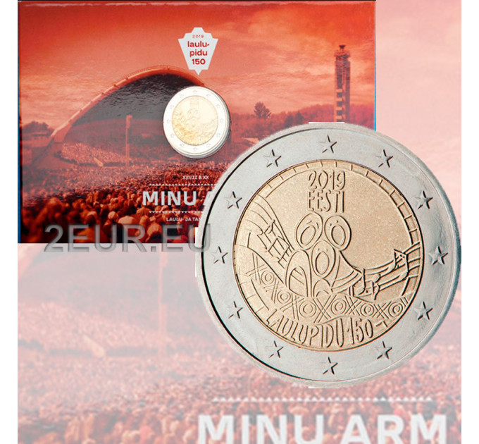 Estonia 2 euro BU 2019 - 150 years anniversary of the first song festival