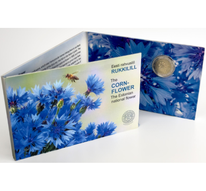 Estonia 2 euro BU 2024 - Cornflower