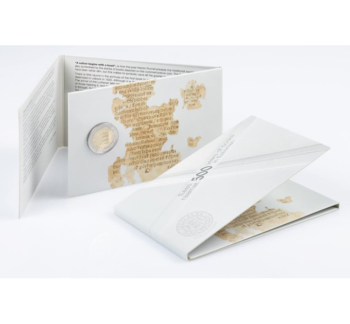 Estonia 2 euro BU 2025 - 500 years of Estonian written language