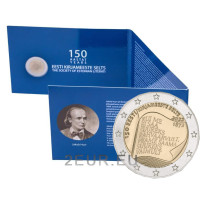 Eesti 2 eurot BU 2022 - Eesti Kirjandite Seltsi 150. aastapäev
