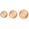 Estonia 1,2,5 Cent UNC 2017