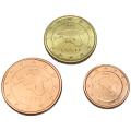 Estonia 1,5,10 Cent UNC 2022