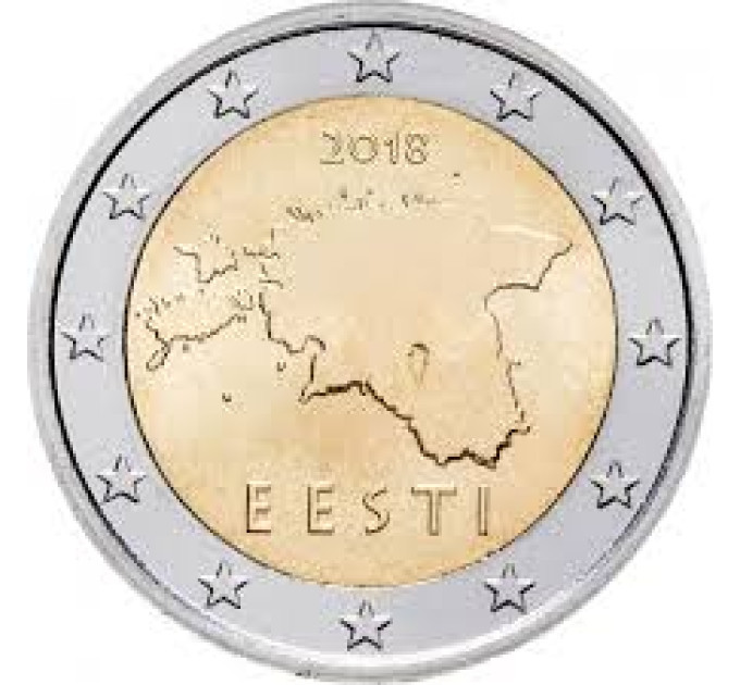 Estonia 2 euro UNC 2018