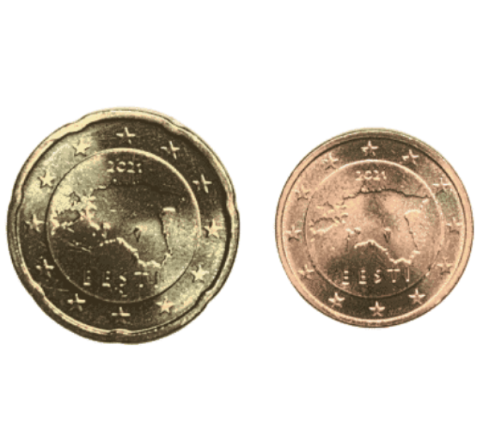 Estonia 2,20 Cent UNC 2021