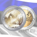 Estonia 2 euro UNC 2021/2 - national animal - wolf
