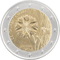 Eesti 2 eurot UNC 2024 - Rukkilill