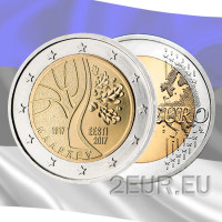 Eesti 2 eurot UNC 2017 - Eesti tee iseseisvuse poole