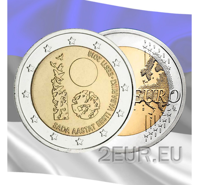 Estonia 2 euro UNC 2018/2 - 100 Years Republic of Estonia