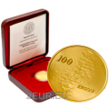Estonia 100 Kroon gold coin Proof 2010 - THE ESTONIAN PEOPLE