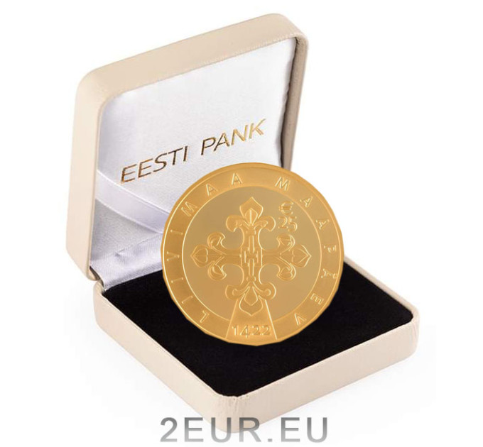 Estonia 25 euro gold coin Proof 2023 - Liivimaa earth day