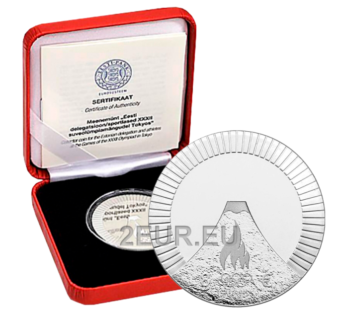 Estonia 8 euro silver coin Proof 2021 - XXXII Summer Olympic Games in Tokyo
