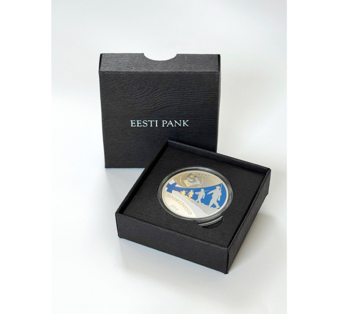 Estonia 15 euro silver coin Proof 2025 - Finnish boys