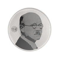  Eesti 15 eurot hõbemünt Proof 2025 - Otto Strandman