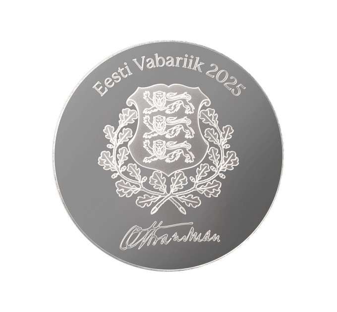 Estonia 15 euro silver coin Proof 2025 - Otto Strandman