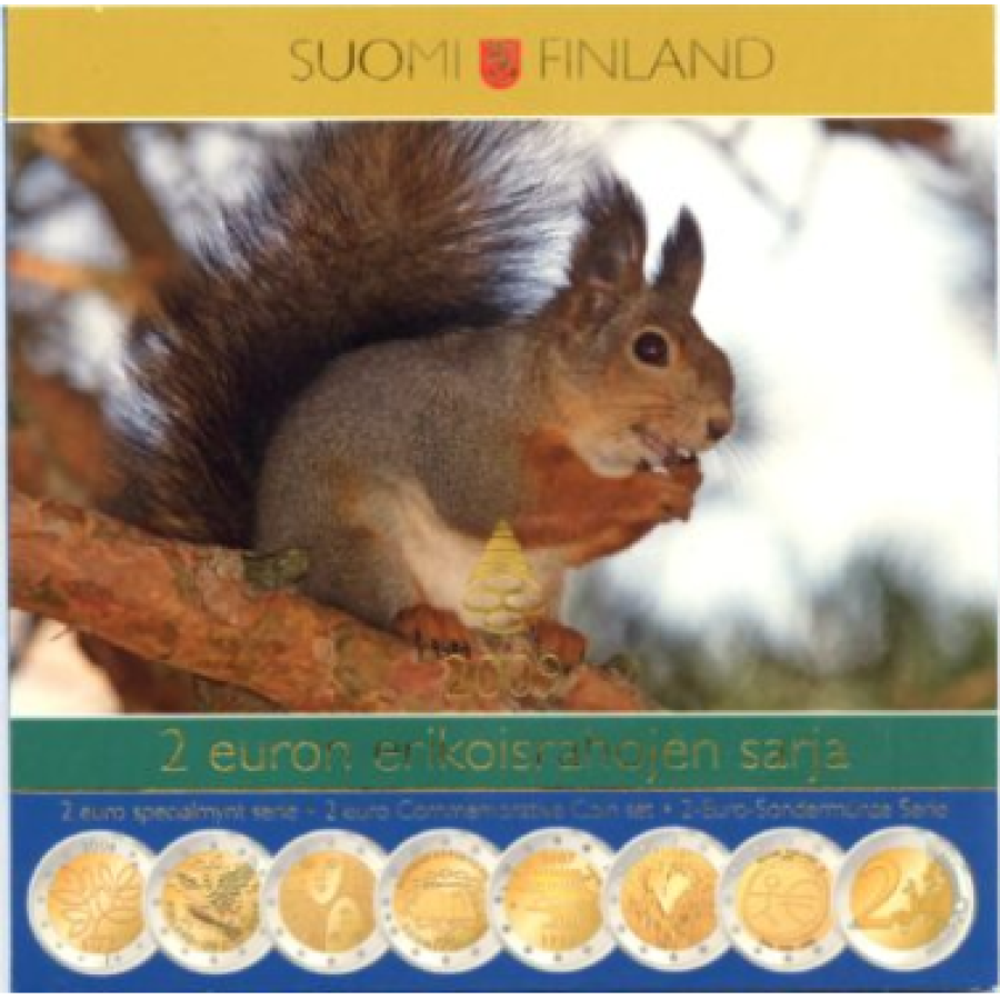 Soome 2-eurone BU mündikomplekt 2004–2009