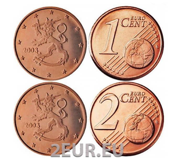 Finland 1,2 Cent UNC 2003