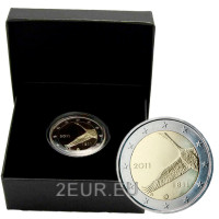 Soome 2 eurot proof 2011 - 200 Years National Bank  