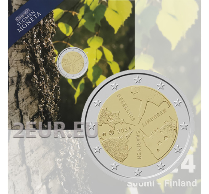 Finland 2 euro Proof 2024 - Finnish architecture