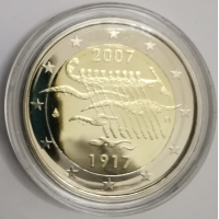 Soome 2 eurot proof 2007 – 90 aastat iseseisvust 