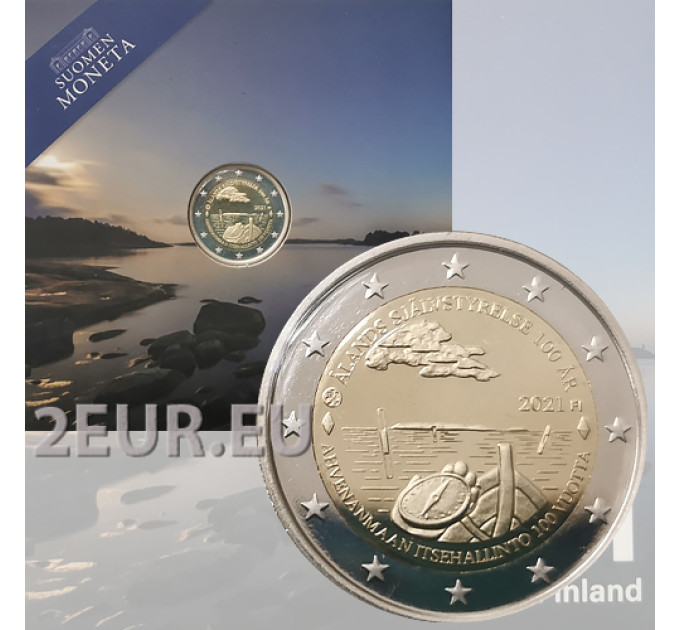 Finland 2 euro proof 2021 - 100 Years of Self-Government in Aland