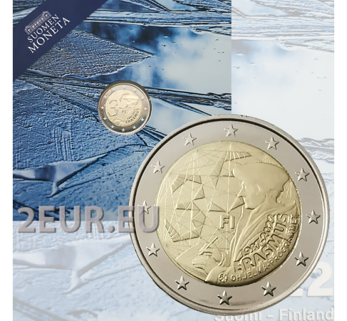 Finland 2 euro proof 2022 - 35th anniversary of the Erasmus program